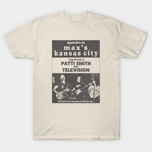 Upstairs at Max's Kansas City T-Shirt by FrozenCharlotte